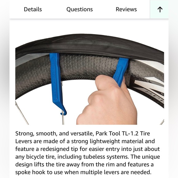 Park Tool TL-1.2 Tire Levers - Picture 2 of 4